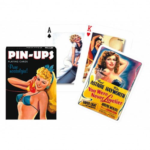 Carti de joc de colectie cu tema "Pin-Ups, Pure nostalgia!"